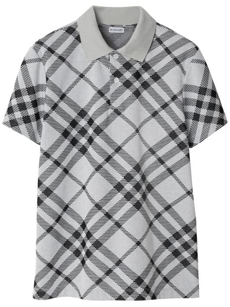 mens burberry nova check polo|Burberry Nova Check Polo Shirt .